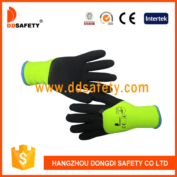 Knitted with latex glove-DKL445